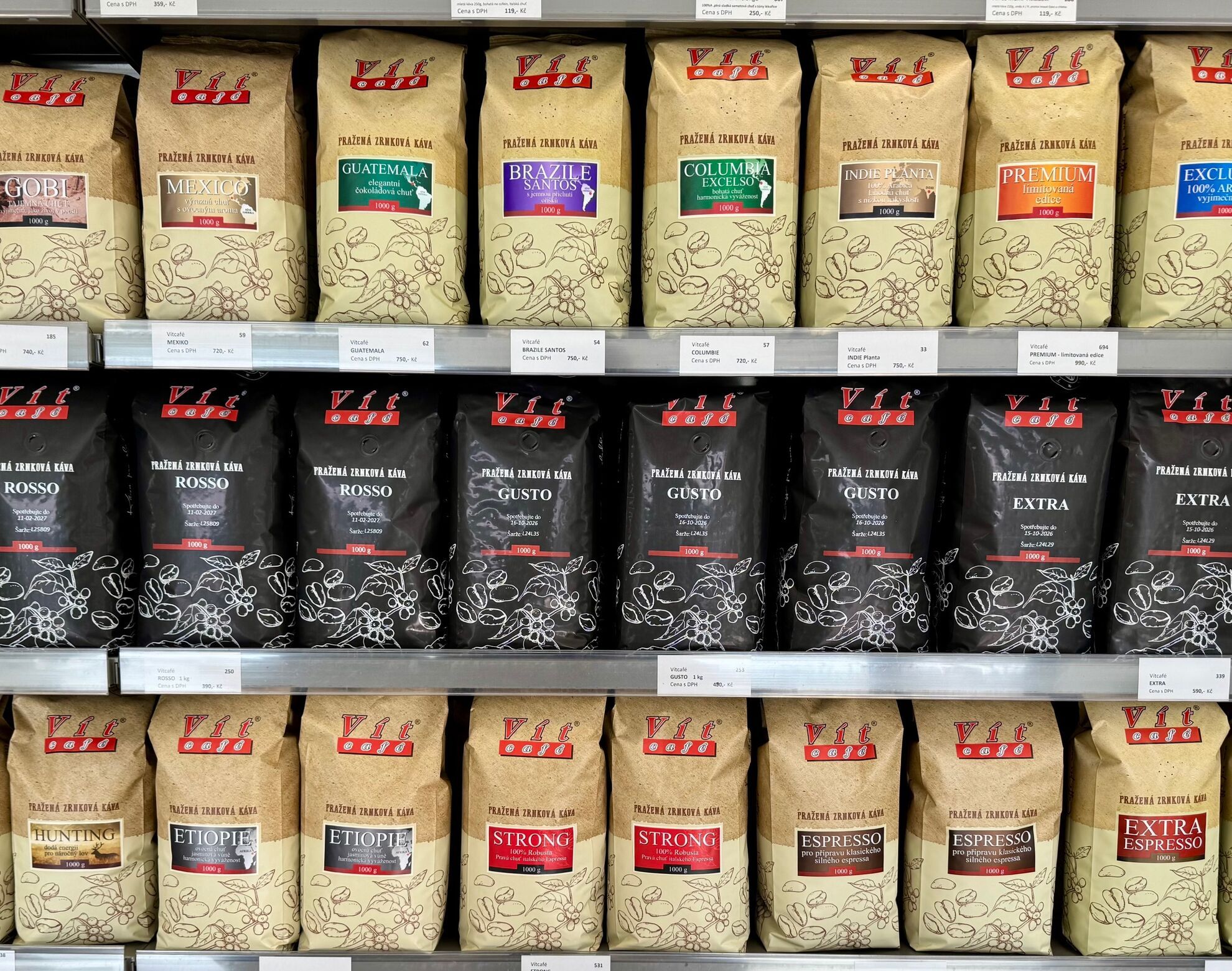 Naše káva Vítcafé